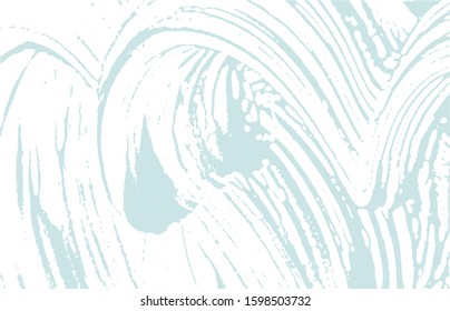 Grunge texture. Distress blue rough trace. Bold background. Noise dirty grunge texture. Pleasant artistic surface. Vector illustration.