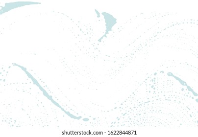 Grunge texture. Distress blue rough trace. Charming background. Noise dirty grunge texture. Alluring artistic surface. Vector illustration.