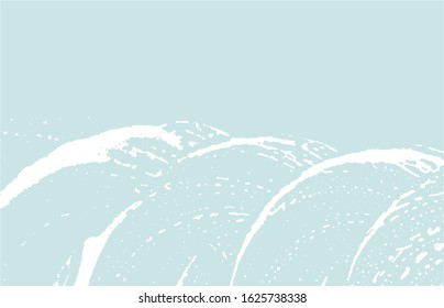 Grunge texture. Distress blue rough trace. Dazzling background. Noise dirty grunge texture. Ravishing artistic surface. Vector illustration.