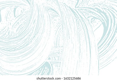 Grunge texture. Distress blue rough trace. Breathtaking background. Noise dirty grunge texture. Wondrous artistic surface. Vector illustration.