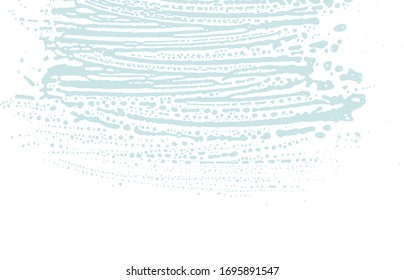 Grunge texture. Distress blue rough trace. Charming background. Noise dirty grunge texture. Bizarre artistic surface. Vector illustration.