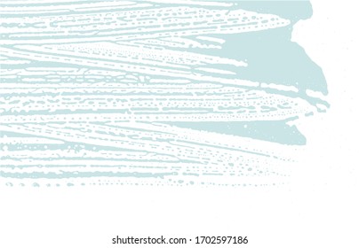  Textura gruesa. Trato áspero azul de angustia. Encantadores antecedentes. Textura sucia y ruidosa. Una superficie artística deslumbrante. Ilustración vectorial.