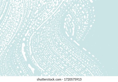 Grunge texture. Distress blue rough trace. Cute background. Noise dirty grunge texture. Impressive artistic surface. Vector illustration.