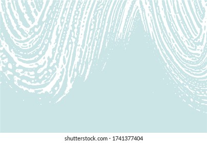 Grunge texture. Distress blue rough trace. Curious background. Noise dirty grunge texture. Immaculate artistic surface. Vector illustration.