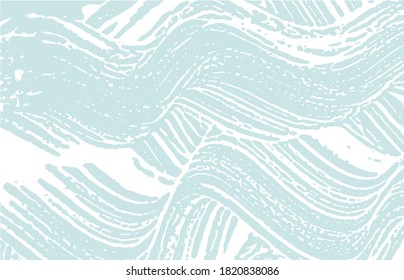 Grunge texture. Distress blue rough trace. Decent background. Noise dirty grunge texture. Unique artistic surface. Vector illustration.