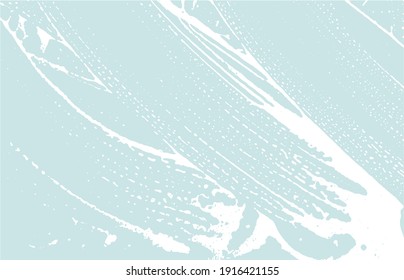 Grunge texture. Distress blue rough trace. Cool background. Noise dirty grunge texture. Delicate artistic surface. Vector illustration.