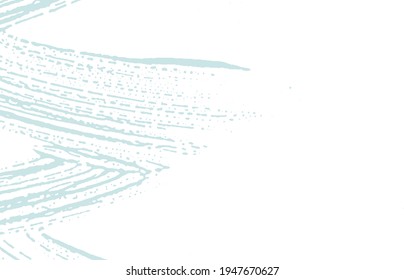 Grunge texture. Distress blue rough trace. Bold background. Noise dirty grunge texture. Splendid artistic surface. Vector illustration.