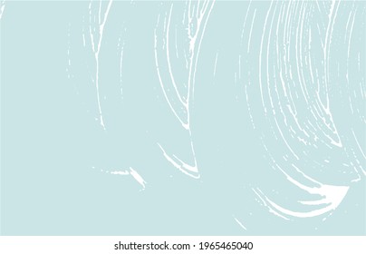 Grunge texture. Distress blue rough trace. Cool background. Noise dirty grunge texture. Ravishing artistic surface. Vector illustration.