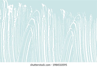 Grunge textura. Trato áspero azul de angustia. Fondo frío. Textura de grifo sucio y ruidoso. Bonita superficie artística. Ilustración vectorial.
