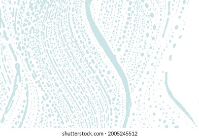 Grunge texture. Distress blue rough trace. Charming background. Noise dirty grunge texture. Shapely artistic surface. Vector illustration.