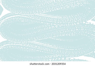 Grunge textura. Trato áspero azul de angustia. Fondo frío. Textura de grifo sucio y ruidoso. Hermosa superficie artística. Ilustración vectorial.
