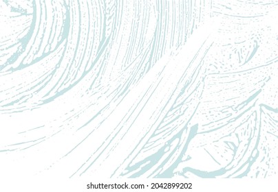 Grunge texture. Distress blue rough trace. Brilliant background. Noise dirty grunge texture. Alive artistic surface. Vector illustration.