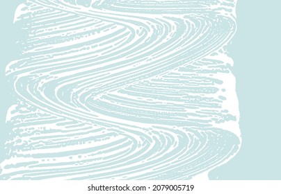 Grunge texture. Distress blue rough trace. Cool background. Noise dirty grunge texture. Marvelous artistic surface. Vector illustration.