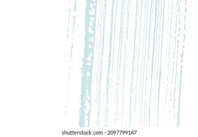 Grunge Textur. Leiden Sie blaue, grobe Spur. Atemberaubender Hintergrund. Geräusche schmutzige Grunge-Textur. Lebhafte künstlerische Oberfläche. Vektorgrafik.