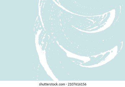 Grunge texture. Distress blue rough trace. Dazzling background. Noise dirty grunge texture. Shapely artistic surface. Vector illustration.