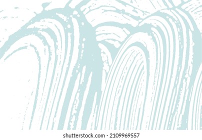 Grunge texture. Distress blue rough trace. Bizarre background. Noise dirty grunge texture. Emotional artistic surface. Vector illustration.