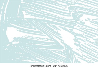 Grunge textura. Trato áspero azul de angustia. Encantador fondo. Textura de grifo sucio y ruidoso. Superficie artística asombrosa. Ilustración vectorial.