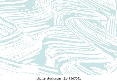 Grunge Textur. Leiden Sie blaue, grobe Spur. Bizarre Hintergrund. Geräusche schmutzige Grunge-Textur. Perfekte künstlerische Oberfläche. Vektorgrafik.