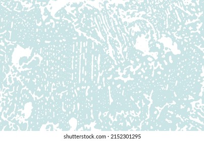 Grunge texture. Distress blue rough trace. Decent background. Noise dirty grunge texture. Fancy artistic surface. Vector illustration.