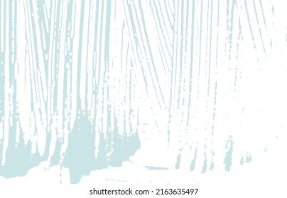 Grunge texture. Distress blue rough trace. Bold background. Noise dirty grunge texture. Energetic artistic surface. Vector illustration.