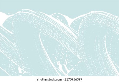 Grunge texture. Distress blue rough trace. Cool background. Noise dirty grunge texture. Cute artistic surface. Vector illustration.