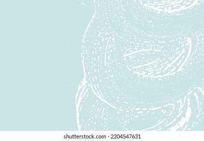 Grunge Texture. Distress Blue Rough Trace. Dazzling Background. Noise Dirty Grunge Texture. Sightly Artistic Surface. Vector Illustration.