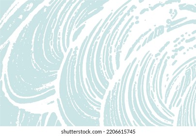 Grunge texture. Distress blue rough trace. Comely background. Noise dirty grunge texture. Bold artistic surface. Vector illustration.