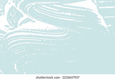Grunge texture. Distress blue rough trace. Bizarre background. Noise dirty grunge texture. Worthy artistic surface. Vector illustration.