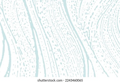 Grunge texture. Distress blue rough trace. Charming background. Noise dirty grunge texture. Trending artistic surface. Vector illustration.