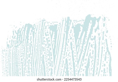 Grunge texture. Distress blue rough trace. Charming background. Noise dirty grunge texture. Curious artistic surface. Vector illustration.