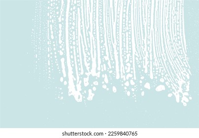 Grunge textura. Trato áspero azul de angustia. Fondo bonito. Textura de grifo sucio y ruidoso. Superficie artística asombrosa. Ilustración vectorial.