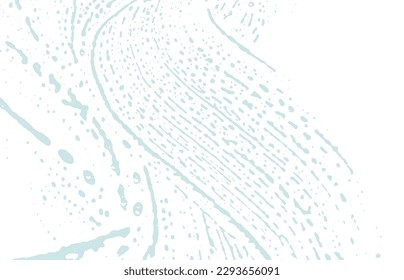 Grunge texture. Distress blue rough trace. Charming background. Noise dirty grunge texture. Graceful artistic surface. Vector illustration.