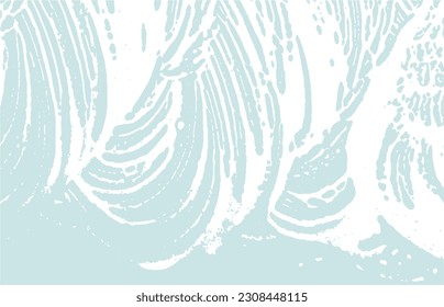 Grunge texture. Distress blue rough trace. Comely background. Noise dirty grunge texture. Marvelous artistic surface. Vector illustration.