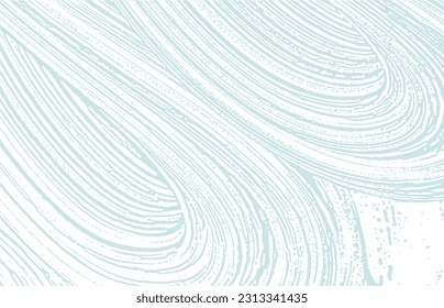 Grunge texture. Distress blue rough trace. Brilliant background. Noise dirty grunge texture. Noteworthy artistic surface. Vector illustration.