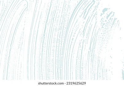 Grunge texture. Distress blue rough trace. Brilliant background. Noise dirty grunge texture. Impressive artistic surface. Vector illustration.