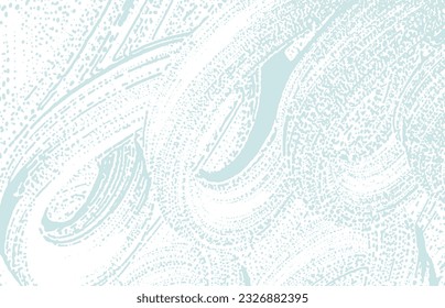 Grunge texture. Distress blue rough trace. Captivating background. Noise dirty grunge texture. Authentic artistic surface. Vector illustration.
