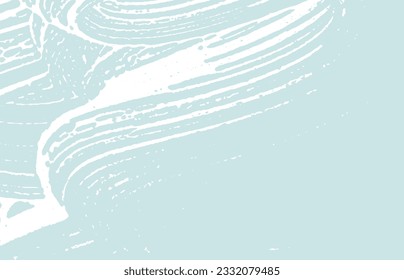 Grunge textura. Trato áspero azul de angustia. Un fondo brillante. Textura de grifo sucio y ruidoso. Asombrosa superficie artística. Ilustración vectorial.