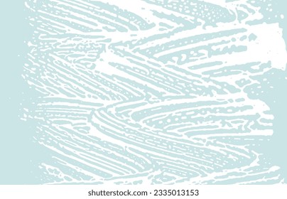 Grunge textura. Trato áspero azul de angustia. Completo fondo. Textura de grifo sucio y ruidoso. Superficie artística glamorosa. Ilustración vectorial.