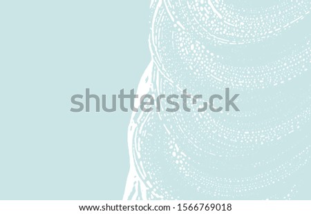 Grunge texture. Distress blue rough trace. Comely background. Noise dirty grunge texture. Uncommon artistic surface. Vector illustration.