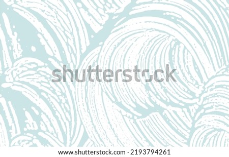 Grunge texture. Distress blue rough trace. Bewitching background. Noise dirty grunge texture. Terrific artistic surface. Vector illustration.