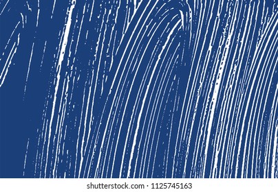 Grunge texture. Distress indigo rough trace. Excellent background. Noise dirty grunge texture. Unusual artistic surface. Vector illustration.