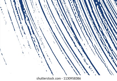 Grunge texture. Distress indigo rough trace. Delightful background. Noise dirty grunge texture. Astonishing artistic surface. Vector illustration.