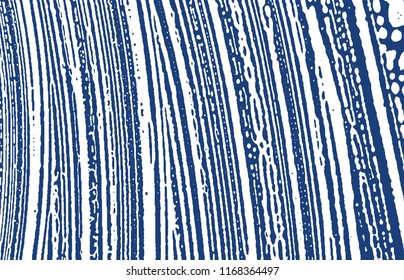 Grunge texture. Distress indigo rough trace. Exquisite background. Noise dirty grunge texture. Nice artistic surface. Vector illustration.
