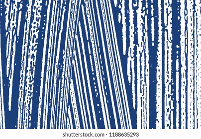  Texture grunge. Détresse indigo trace rugueuse. Arrière-plan élégant. Texture grunge sonore sale. Superbe surface artistique. Illustration vectorielle.