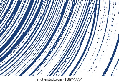 Grunge texture. Distress indigo rough trace. Eminent background. Noise dirty grunge texture. Optimal artistic surface. Vector illustration.