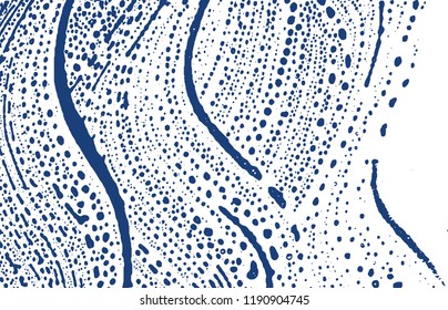 Grunge texture. Distress indigo rough trace. Eminent background. Noise dirty grunge texture. Enchanting artistic surface. Vector illustration.