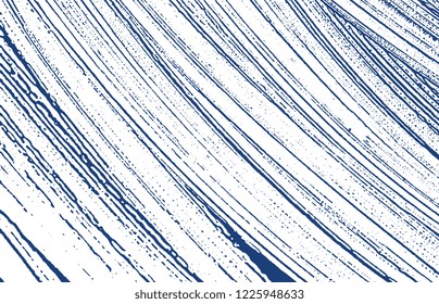 Grunge texture. Distress indigo rough trace. Ecstatic background. Noise dirty grunge texture. Impressive artistic surface. Vector illustration.