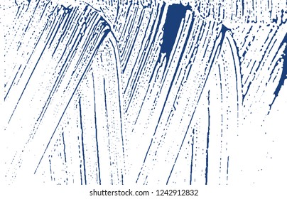 Grunge texture. Distress indigo rough trace. Ecstatic background. Noise dirty grunge texture. Precious artistic surface. Vector illustration.