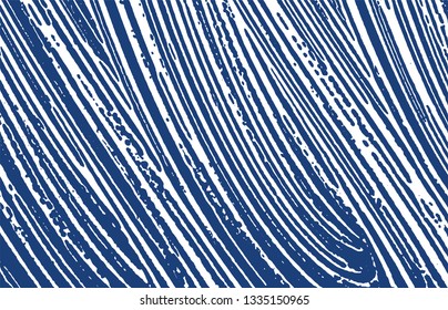 Grunge texture. Distress indigo rough trace. Divine background. Noise dirty grunge texture. Mind-blowing artistic surface. Vector illustration.