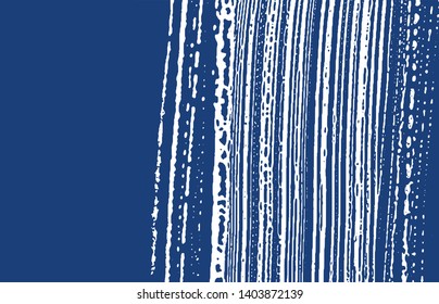 Grunge texture. Distress indigo rough trace. Excellent background. Noise dirty grunge texture. Appealing artistic surface. Vector illustration.